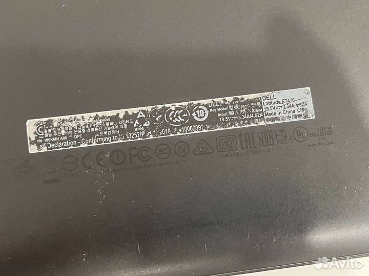Ноутбук Dell latitude e7470