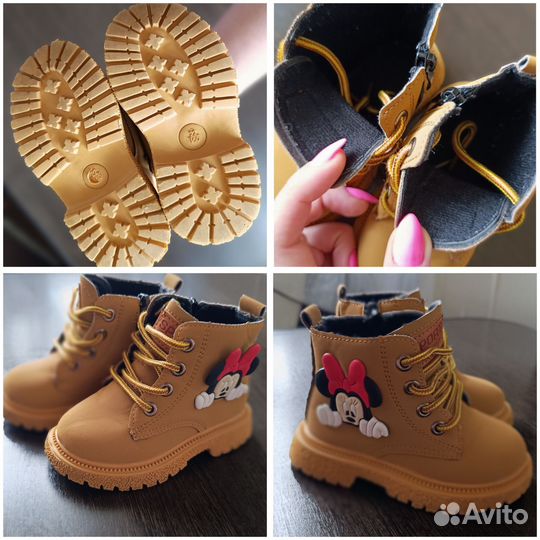 Ботинки осенние для девочки 22