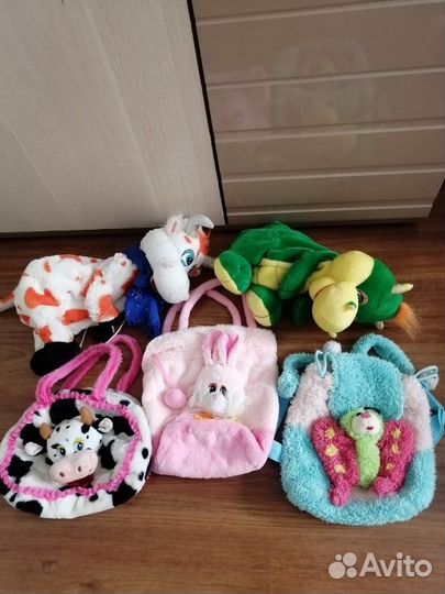 Мягкие игрушки+мягкие рюкзачки