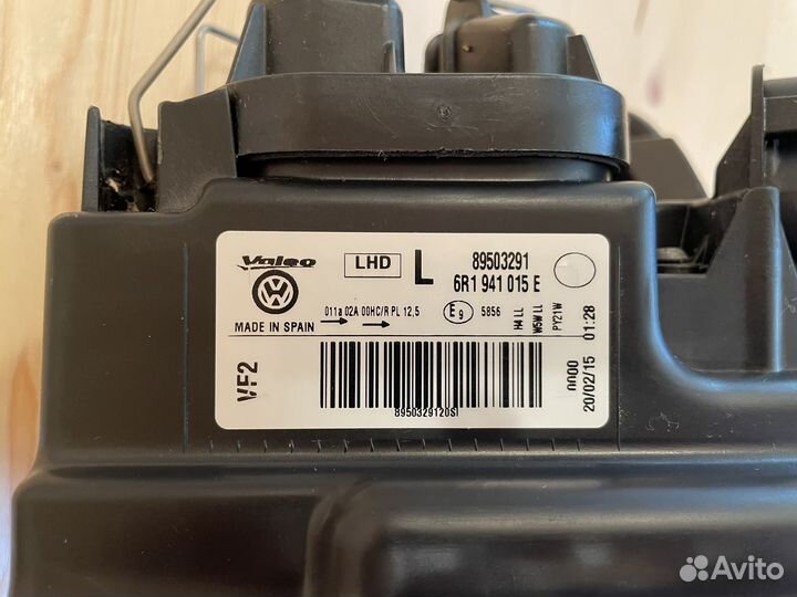 Фара левая Volkswagen Polo новая