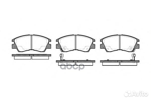 027502 remsa Колодка торм. mitsubishi L 200/L