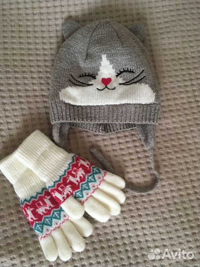 Шапка+перчатки