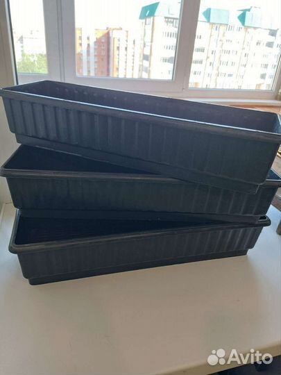 Горшки балконные для цветов и рассады