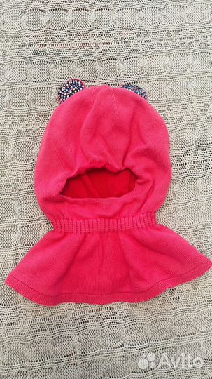 Шапка шлем для девочки
