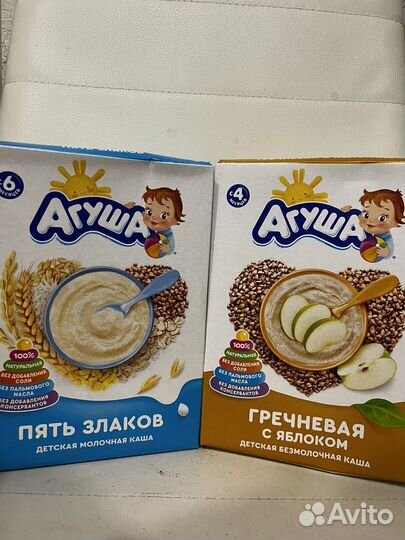 Детские каши Агуша