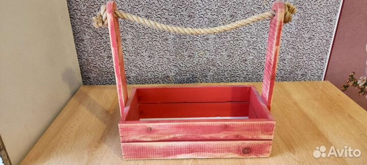 Ящик деревянный подарочный