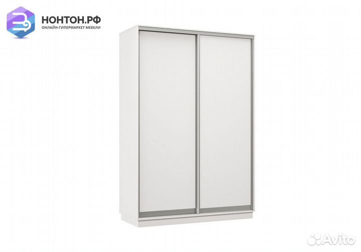 Шкаф-купе двухдверный Цербер белый