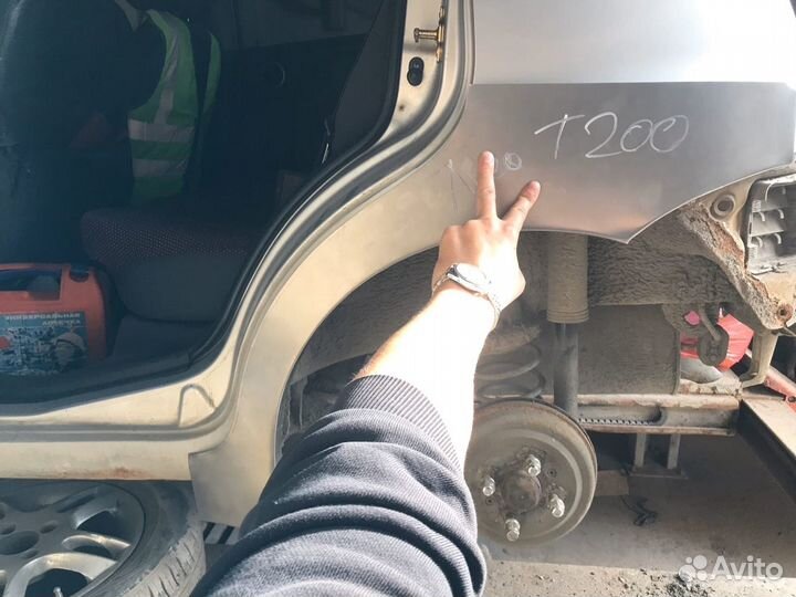 Chevrolet Aveo T200 арка заднего крыла левая