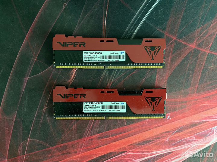 Оперативная память Patriot Viper 4000мГц