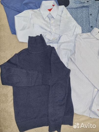 Брюки классические, рубашки 128-134р