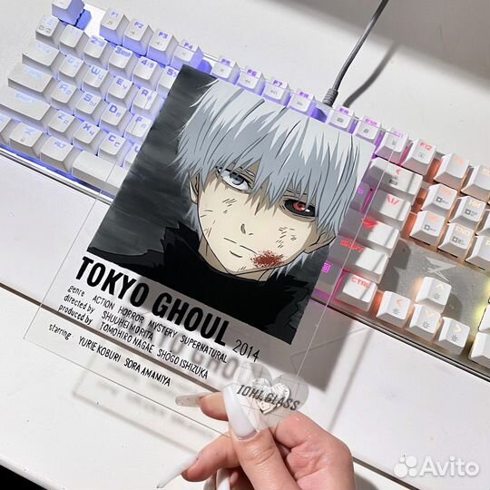 Аниме на стекле, Токийский гуль, Канеки Кен