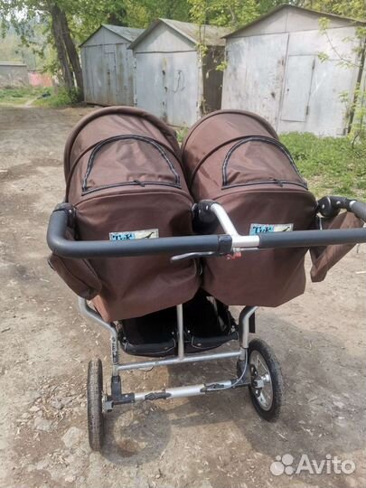 Коляска для двойни 2 в 1
