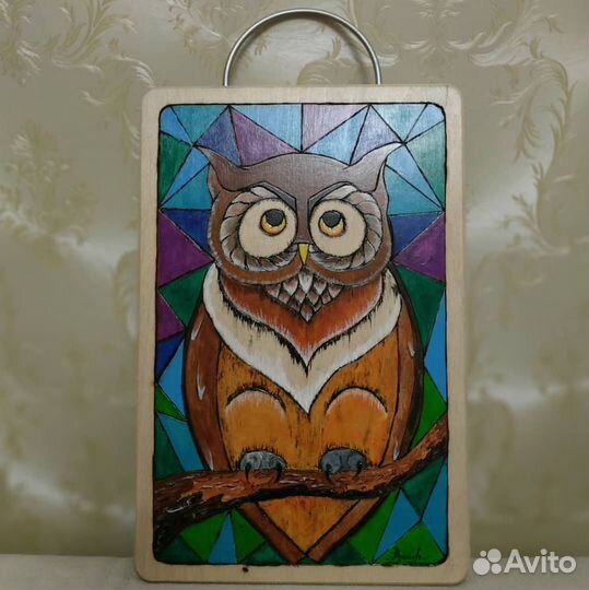 Разделочная доска Сова