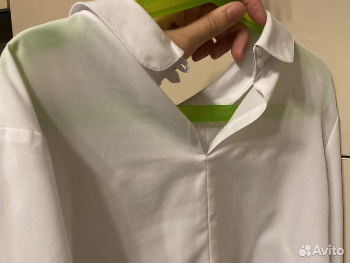 Блузка белая для девочек 158