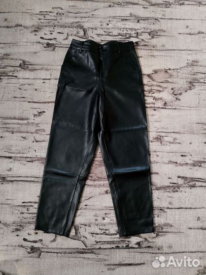 Брюки кожаные