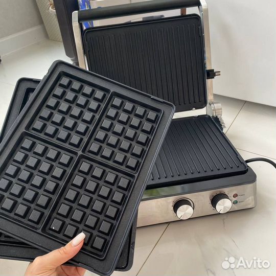 Электрический гриль новый