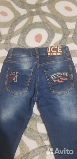 Джинсы iceberg 128 (8лет)