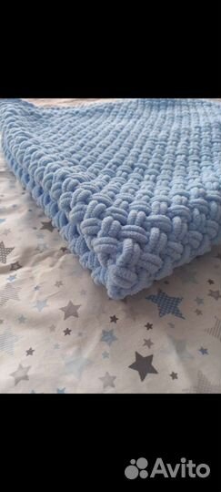 Плед из alize puffy