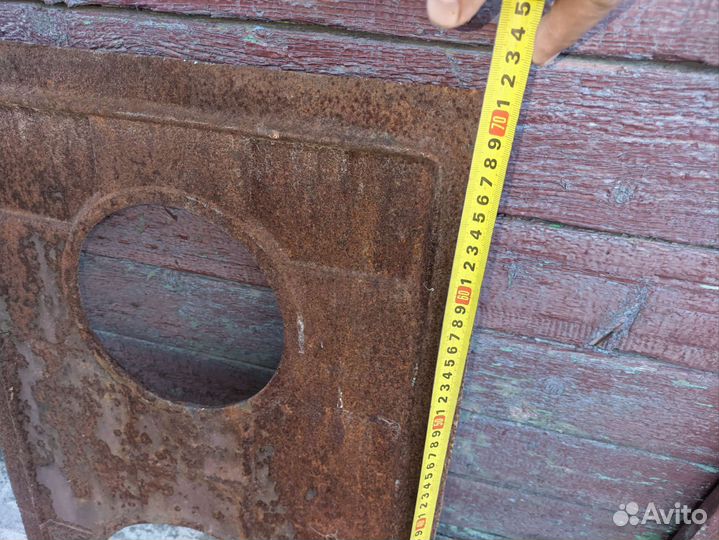 Плита чугунная для печи бу