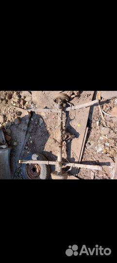 Ресоры и мост на москвич