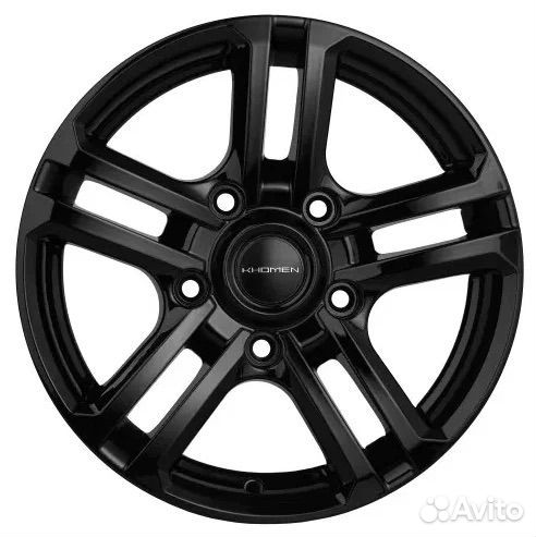 Khomen wheels KHW1602 6.5X16 5X139.7 black