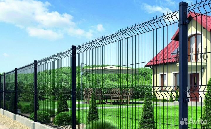 Забор 3Д грандлайн, панель сварная