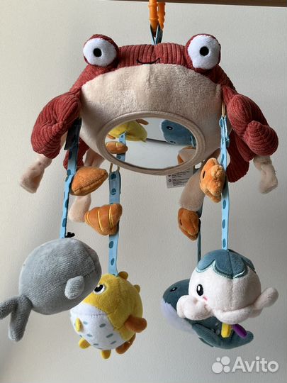 Мобиль развивающая игрушка погремушка в коляску