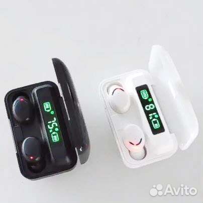 Новые Наушники Беспроводные f9 Power Bank 1500 mah