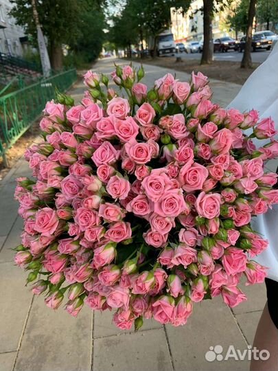 Цветы розы букет