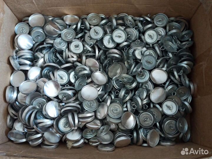 Пуговицы. Ткань, велюр, кожа