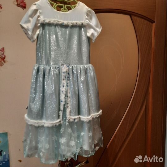 Платье снегурочки для девочки