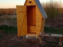 Дачный туалет деревянный домик для дачи