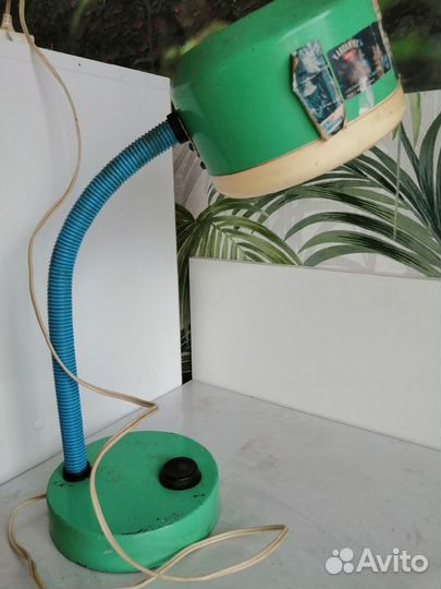 Лампа настольная СССР рабочая