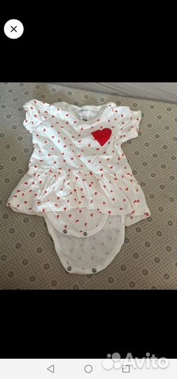 Платье для новорожденной девочки