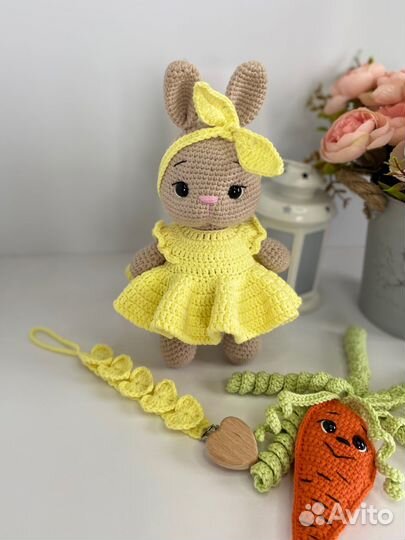 Вязаная зайка