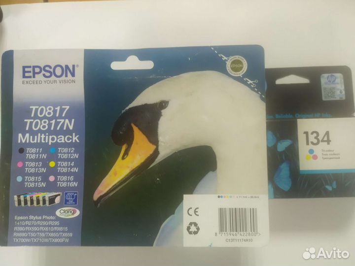 Наборы картриджей HP 134