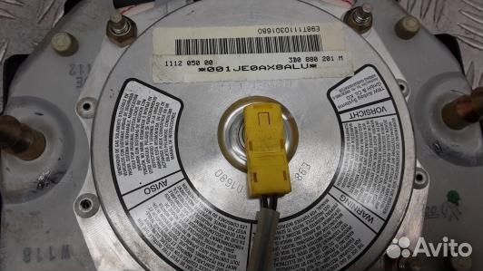 Подушка безопасности водителя volkswagen golf 4 (9