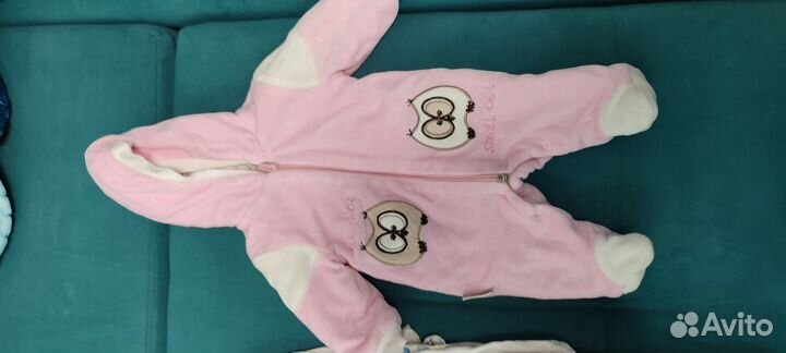 Вещи на новорождённую девочку 56,62 размер