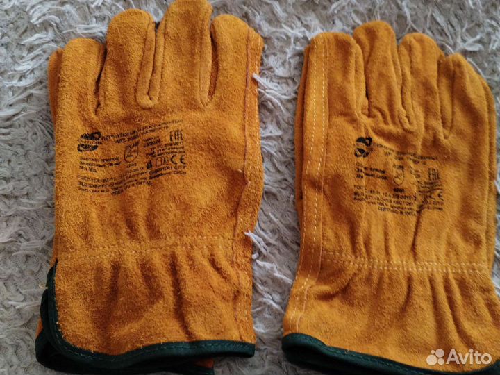 Перчатки рабочие спилковые