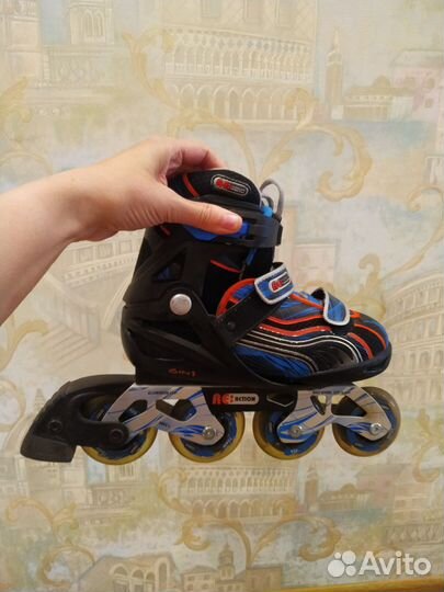 Роликовые коньки детские раздвижные