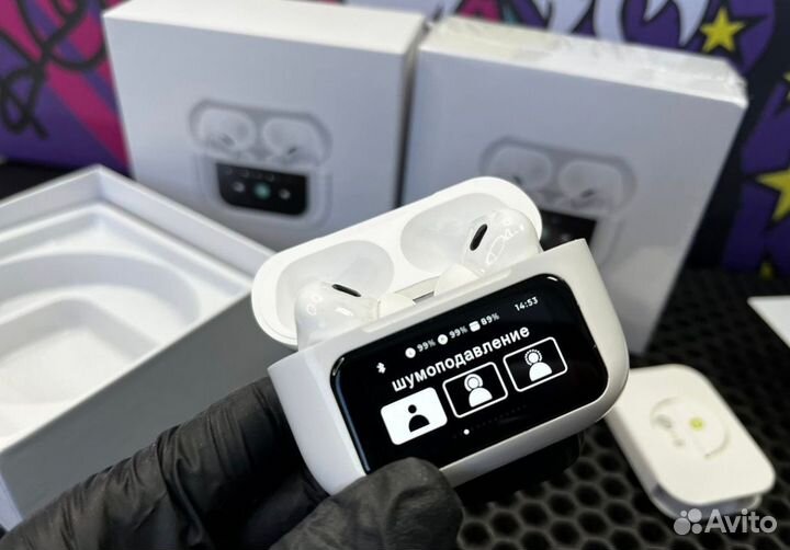 Airpods pro 2 с сенсорным экраном