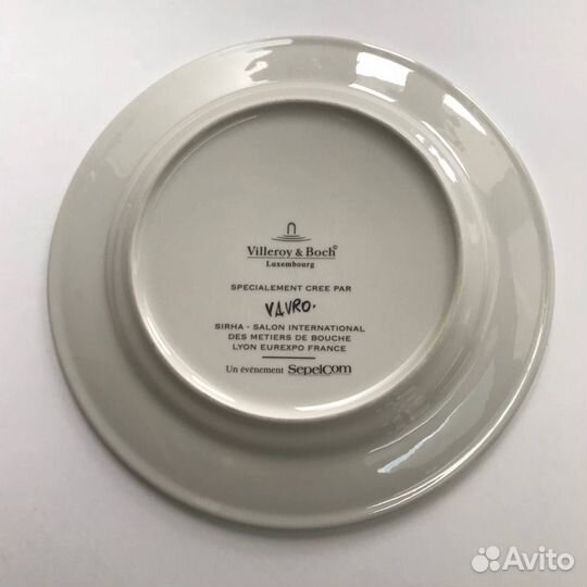 Редкая тарелка с золочением Villeroy&Boch