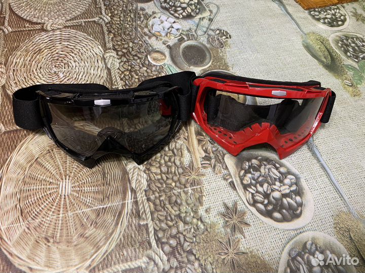 Очки для мотокросса, джерси