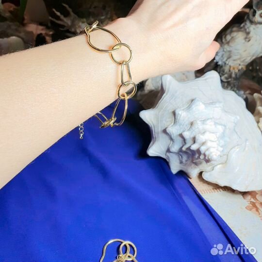 Комплект бижутерии Италия под золото