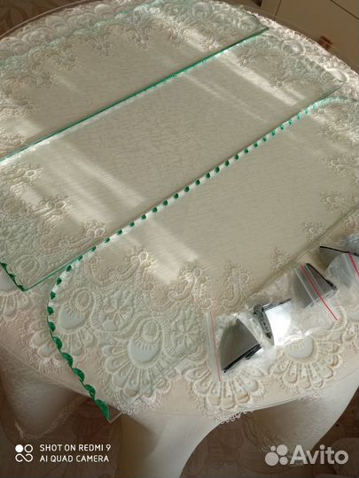 Комплект полок стеклянных