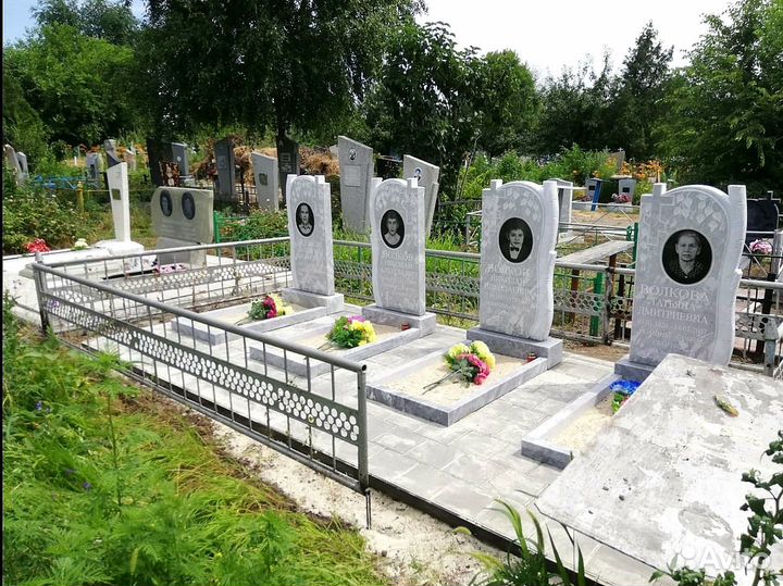 Благоустройство мест захоронений, оградки