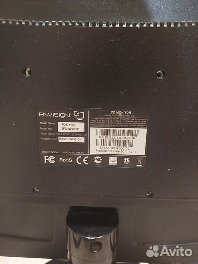 Монитор 22 дюйма Envision P2271 whl