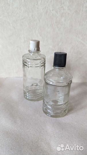 Бутылочки стеклянные, небольшие