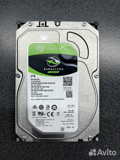 Жесткий диск Seagate 2TB