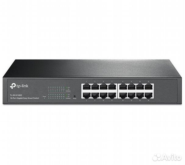 Коммутатор TP-Link TL-SG1016DE управляемый